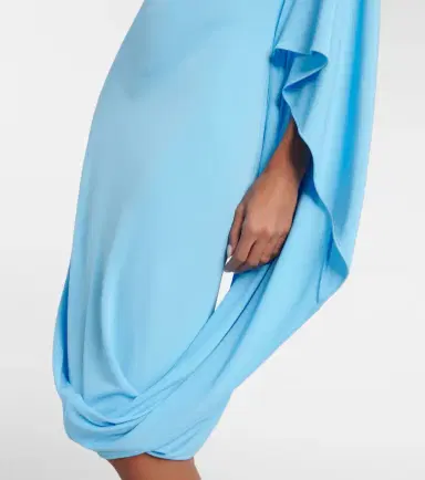 Stella McCartney Draped jersey midi dress | Thumbnail 2