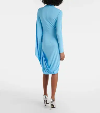 Stella McCartney Draped jersey midi dress | Thumbnail 4