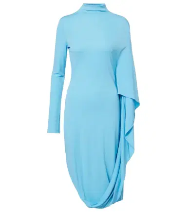 Stella McCartney Draped jersey midi dress | Thumbnail 1