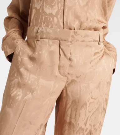 Stella McCartney Silk-blend wide-leg pants | Thumbnail 5