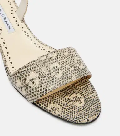 Manolo Blahnik Patobarnu 30 lizard-effect leather sandals | Thumbnail 4 Manolo Blahnik Patobarnu 30 lizard-effect leather sandals | Thumbnail 4
