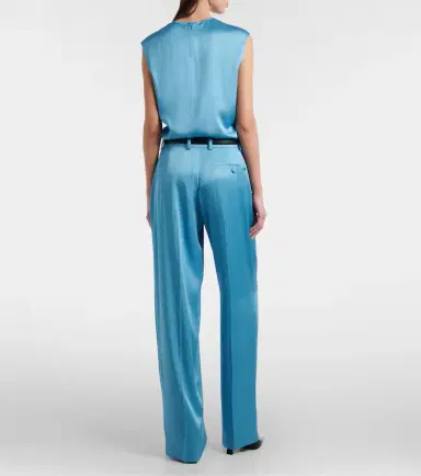 Stella McCartney Satin wide-leg pants | Thumbnail 2