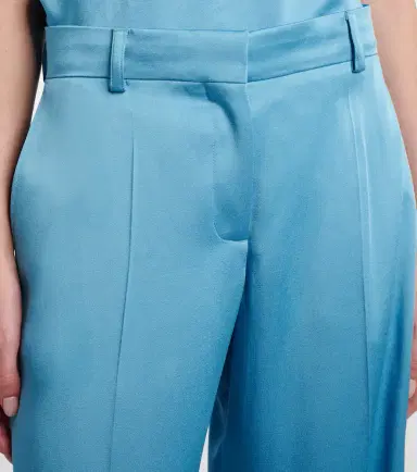 Stella McCartney Satin wide-leg pants | Thumbnail 3