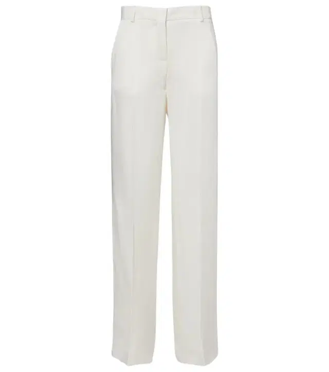 Satin wide-leg pants