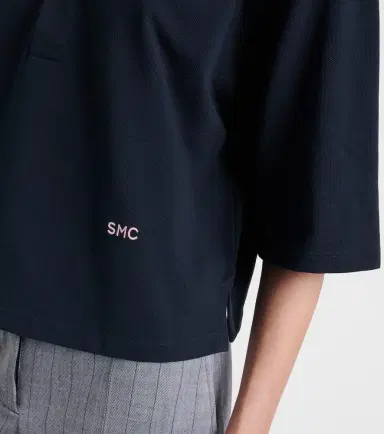 Stella McCartney Cropped cotton piqué polo shirt | Thumbnail 2 Stella McCartney Cropped cotton piqué polo shirt | Thumbnail 2