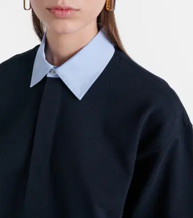Stella McCartney Cropped cotton piqué polo shirt | Thumbnail 4 Stella McCartney Cropped cotton piqué polo shirt | Thumbnail 4