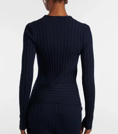 Stella McCartney Ribbed-knit cotton sweater | Thumbnail 3