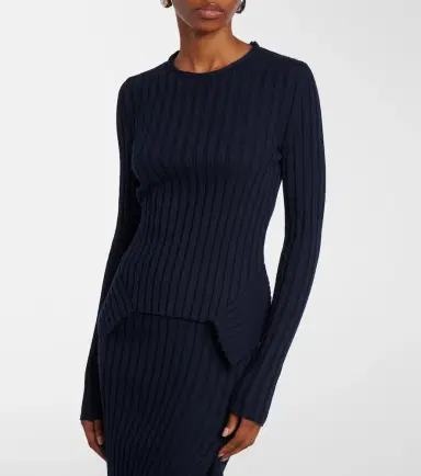 Stella McCartney Ribbed-knit cotton sweater | Thumbnail 6