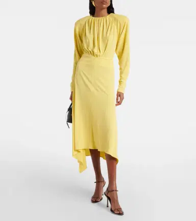 Stella McCartney Draped jersey midi dress | Thumbnail 4