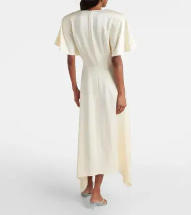 Stella McCartney Satin midi dress | Thumbnail 4 Stella McCartney Satin midi dress | Thumbnail 4