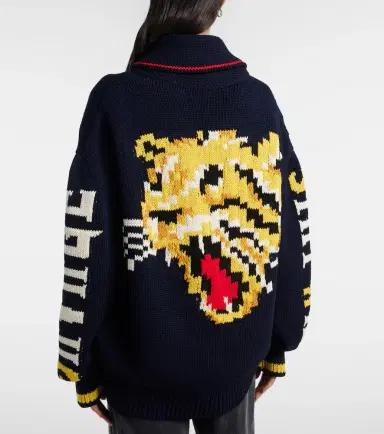 Stella McCartney Intarsia cotton zip-up cardigan | Thumbnail 2 Stella McCartney Intarsia cotton zip-up cardigan | Thumbnail 2