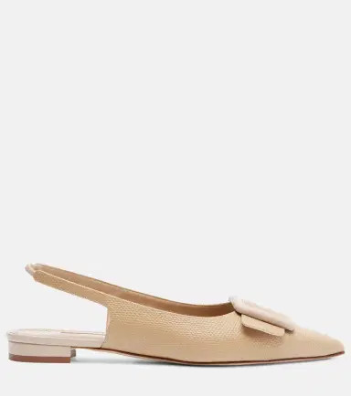 Manolo Blahnik Maylura croc-effect leather slingback flats | Thumbnail 4 Manolo Blahnik Maylura croc-effect leather slingback flats | Thumbnail 4