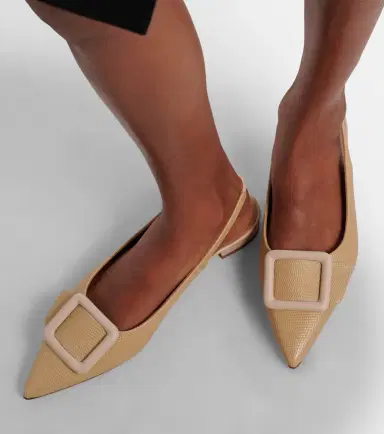 Manolo Blahnik Maylura croc-effect leather slingback flats | Thumbnail 6 Manolo Blahnik Maylura croc-effect leather slingback flats | Thumbnail 6