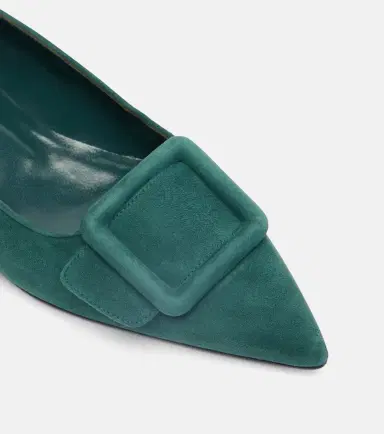Manolo Blahnik Maysale suede ballet flats | Thumbnail 4