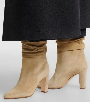 Manolo Blahnik Calasso 90 draped suede ankle boots | Thumbnail 6 Manolo Blahnik Calasso 90 draped suede ankle boots | Thumbnail 6