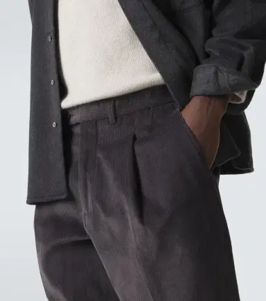 Saman Amel Amo cotton corduroy wide-leg pants | Thumbnail 3