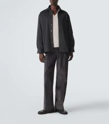 Saman Amel Amo cotton corduroy wide-leg pants | Thumbnail 4