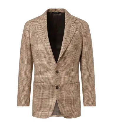 Saman Amel Prince of Wales check alpaca blazer | Thumbnail 1