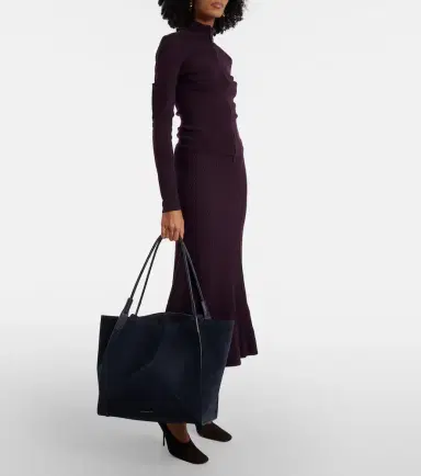Victoria Beckham Victoria suede tote bag | Thumbnail 4 Victoria Beckham Victoria suede tote bag | Thumbnail 4