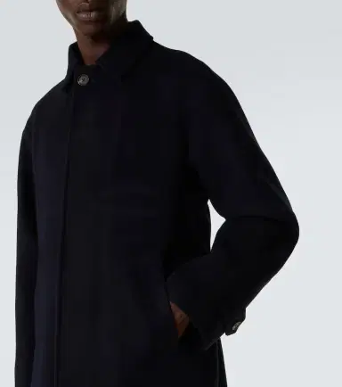 Saman Amel Belted wool overcoat | Thumbnail 3