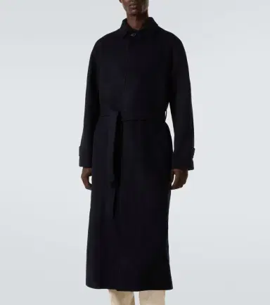 Saman Amel Belted wool overcoat | Thumbnail 7