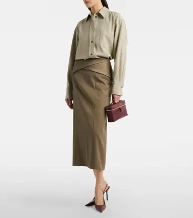 Victoria Beckham Vanity leather vanity bag | Thumbnail 5
