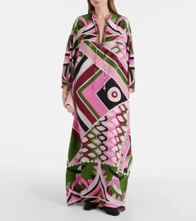 Pucci Vivara silk satin kaftan | Thumbnail 5