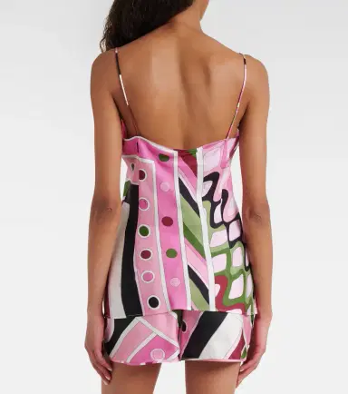 Pucci Vivara silk satin top | Thumbnail 2