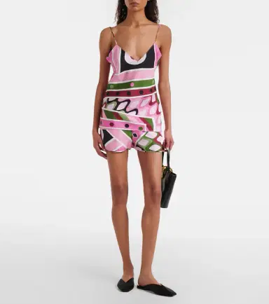 Pucci Vivara silk satin top | Thumbnail 3