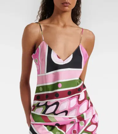 Pucci Vivara silk satin top | Thumbnail 4