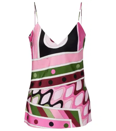 Pucci Vivara silk satin top | Thumbnail 1