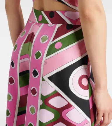 PUCCI Vivara silk satin wide-leg pants | Thumbnail 4 PUCCI Vivara silk satin wide-leg pants | Thumbnail 4