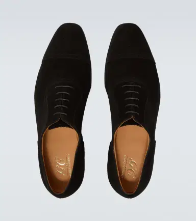 George Cleverley Adam suede Oxford shoes | Thumbnail 3
