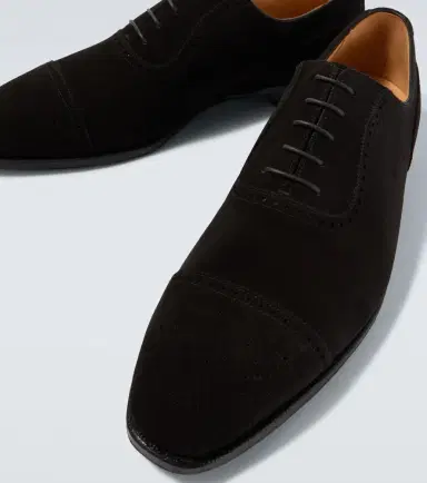 George Cleverley Adam suede Oxford shoes | Thumbnail 6