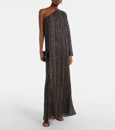 Missoni Chevron lamé maxi dress | Thumbnail 4