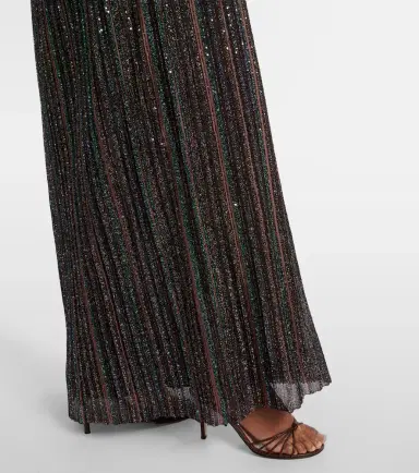 Missoni Chevron lamé maxi dress | Thumbnail 6