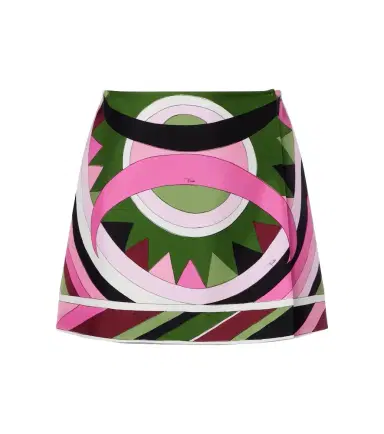 Pucci Vivara silk satin miniskirt | Thumbnail 1 Pucci Vivara silk satin miniskirt | Thumbnail 1