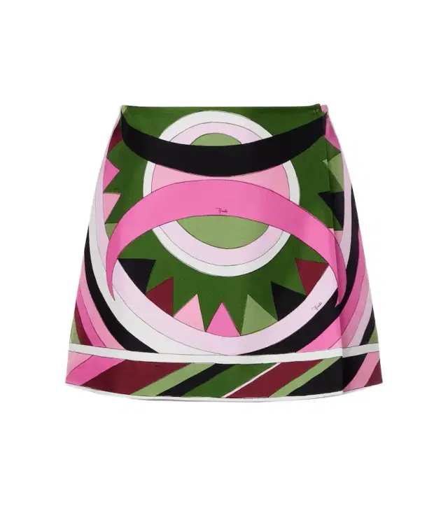 Vivara silk satin miniskirt