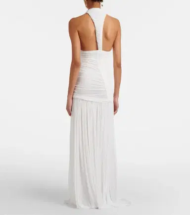 Christopher Esber Bridal Orion ruched halterneck gown | Thumbnail 3
