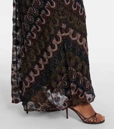 Missoni Chevron lamé maxi dress | Thumbnail 3