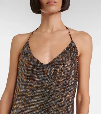 Roberto Cavalli Beaded halterneck slip dress | Thumbnail 5