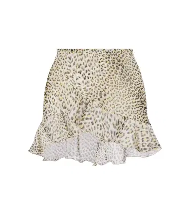 Roberto Cavalli Leopard-print silk beach cover-up | Thumbnail 1