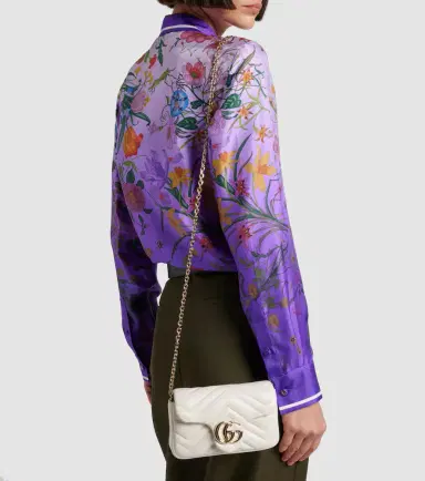 Gucci GG Marmont Mini leather shoulder bag | Thumbnail 6