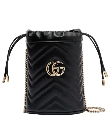 Gucci GG Marmont Small leather bucket bag | Thumbnail 1