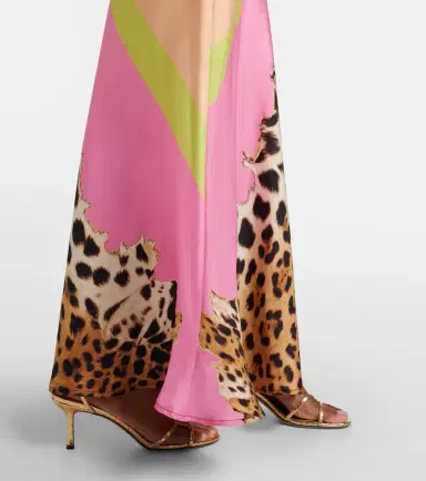 Roberto Cavalli Printed silk slip dress | Thumbnail 6