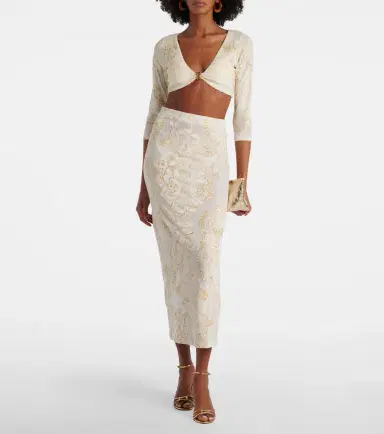 Roberto Cavalli Embellished top | Thumbnail 4 Roberto Cavalli Embellished top | Thumbnail 4
