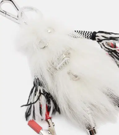 Prada Rufus stainless steel keychain | Thumbnail 2