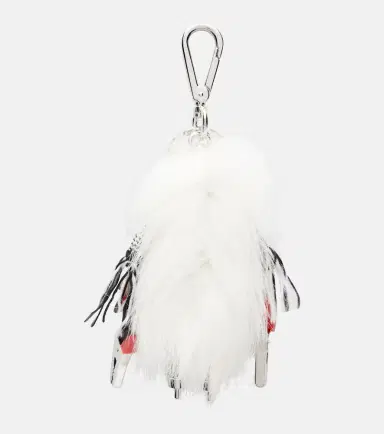 Prada Rufus stainless steel keychain | Thumbnail 3