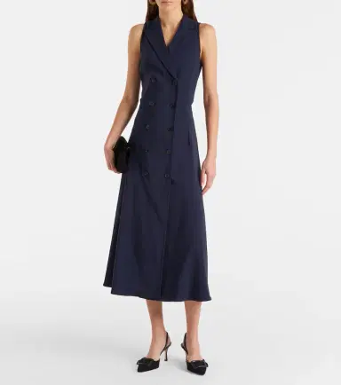 Ralph Lauren Collection Alecia cotton-blend midi dress | Thumbnail 6