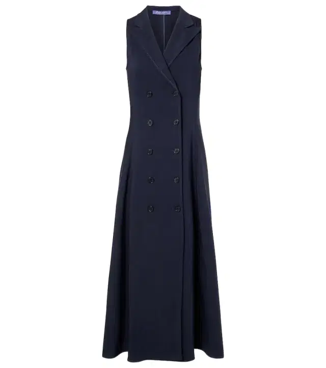 Ralph Lauren Collection Alecia cotton-blend midi dress